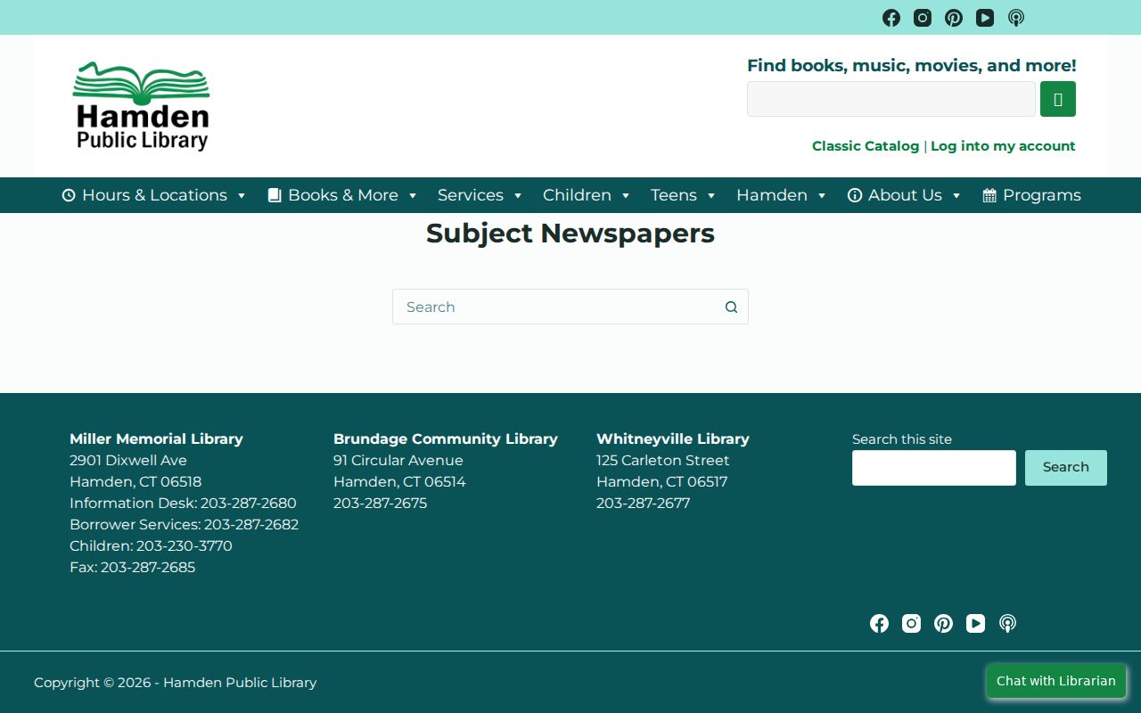Hamden city directory newspaper and obituary resources