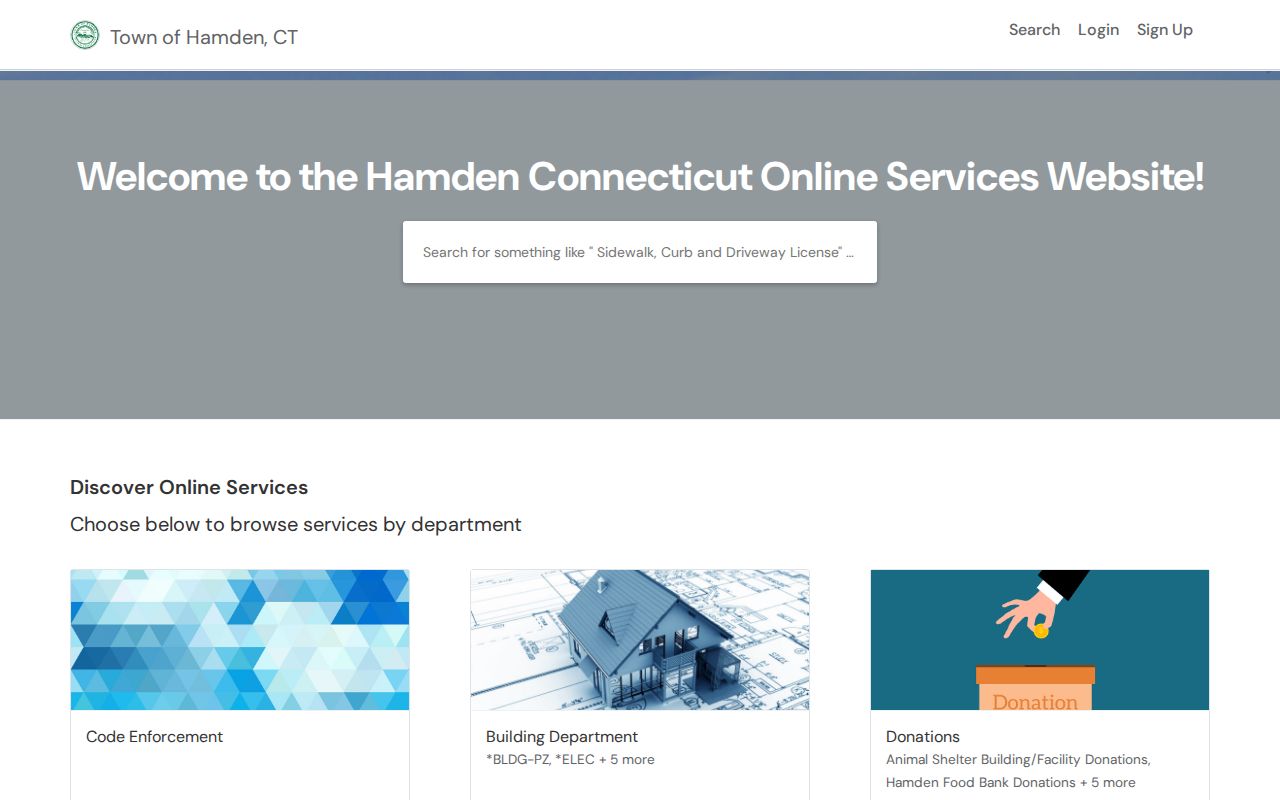 Hamden previous residents Viewpoint permit portal